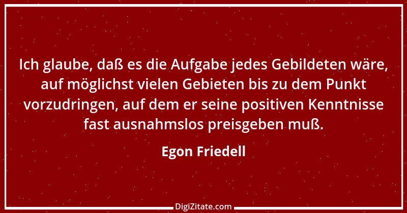 Zitat von Egon Friedell 54