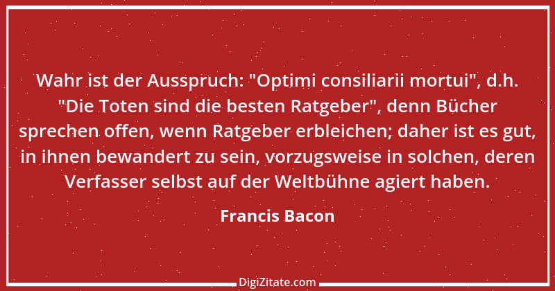 Zitat von Francis Bacon 159