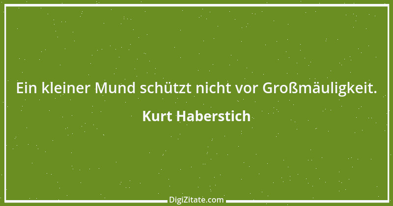 Zitat von Kurt Haberstich 108