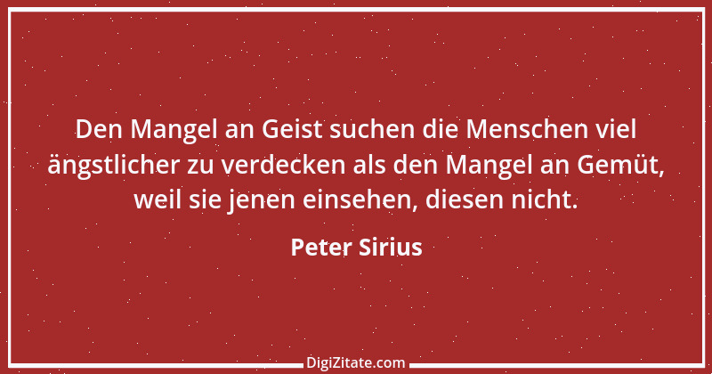 Zitat von Peter Sirius 305