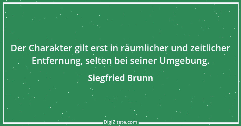 Zitat von Siegfried Brunn 2