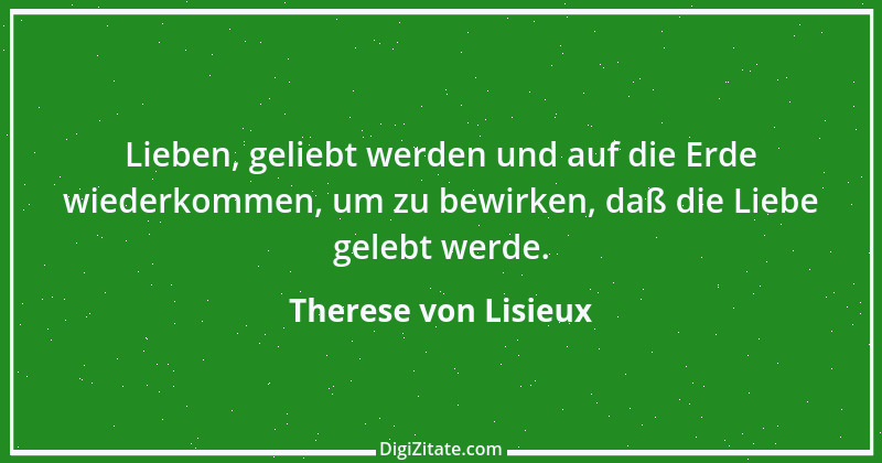 Zitat von Therese von Lisieux 2