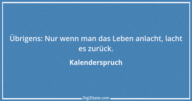 Zitat von Kalenderspruch 158