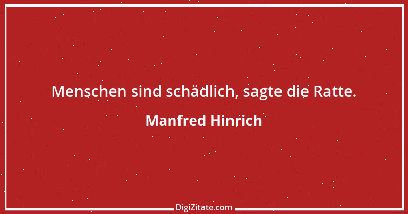 Zitat von Manfred Hinrich 1918