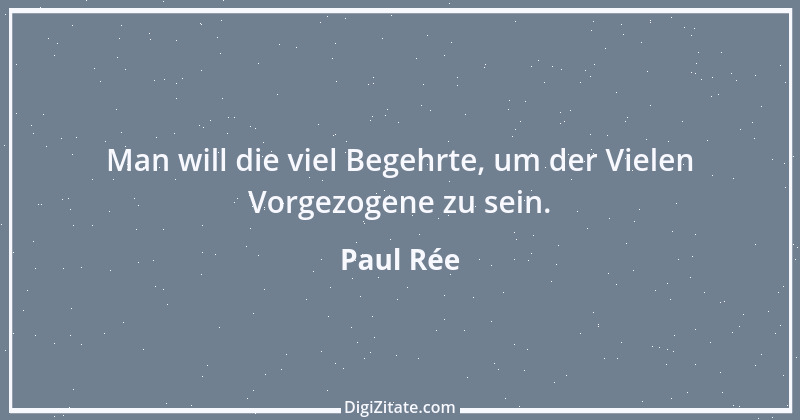 Zitat von Paul Rée 15