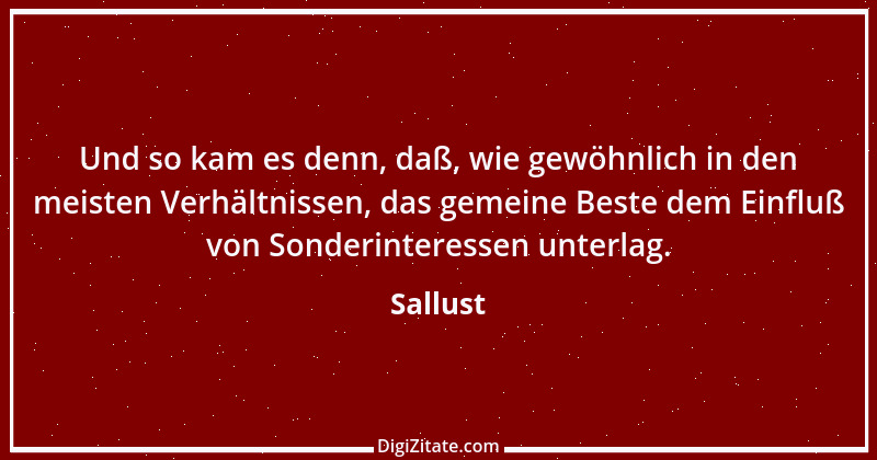 Zitat von Sallust 19