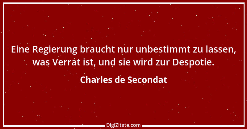 Zitat von Charles de Secondat 101