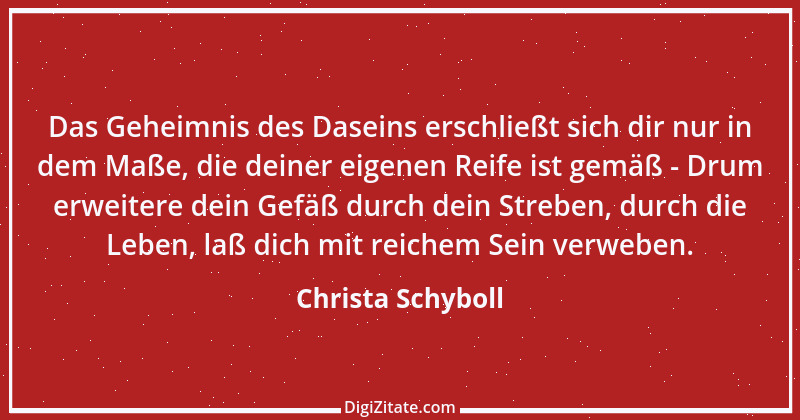 Zitat von Christa Schyboll 156