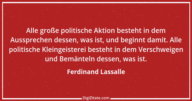 Zitat von Ferdinand Lassalle 21