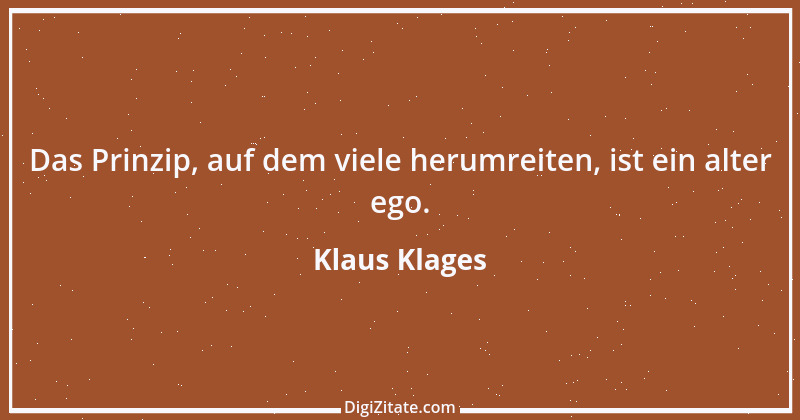 Zitat von Klaus Klages 158