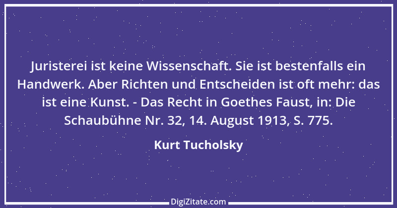 Zitat von Kurt Tucholsky 447