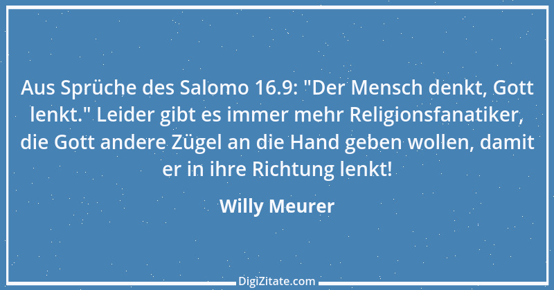 Zitat von Willy Meurer 1207