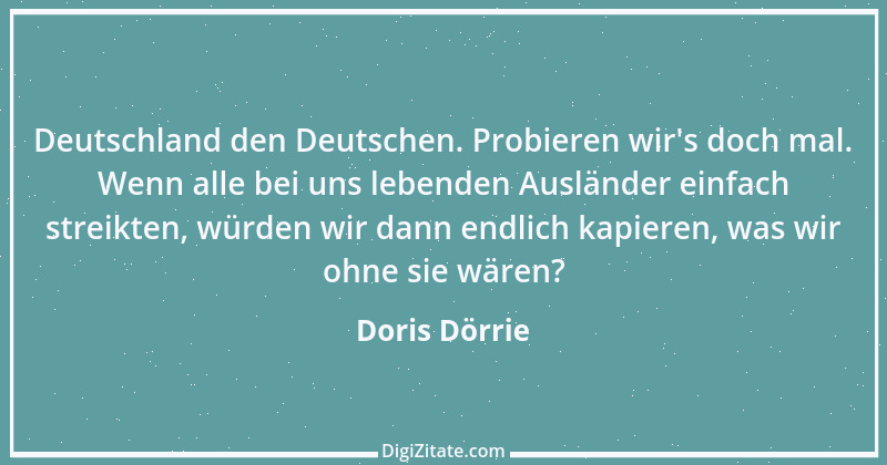 Zitat von Doris Dörrie 8