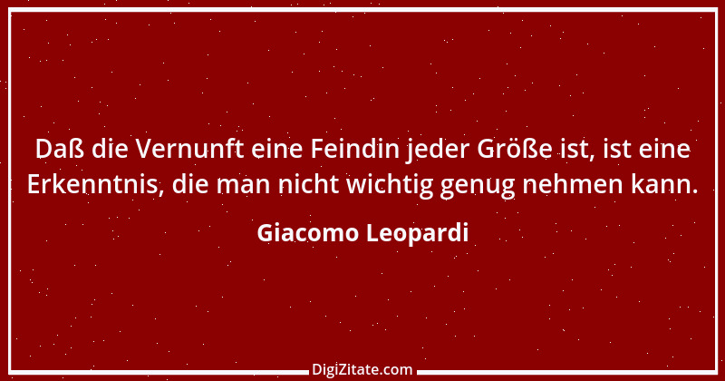 Zitat von Giacomo Leopardi 68