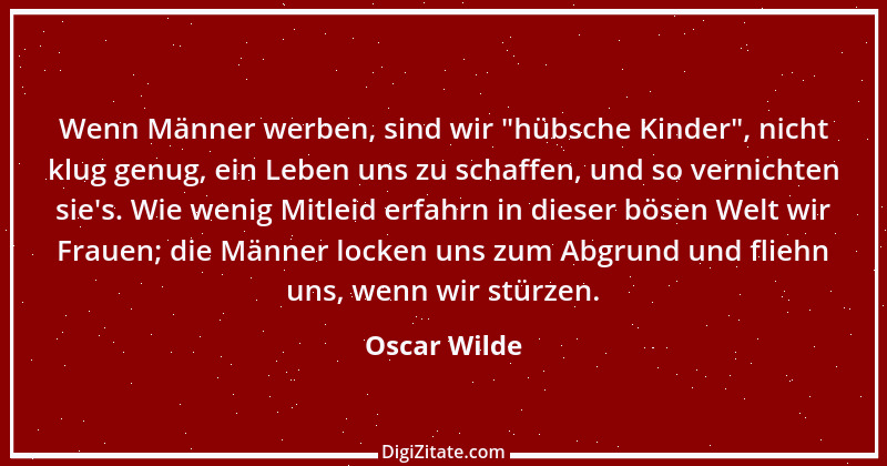 Zitat von Oscar Wilde 813