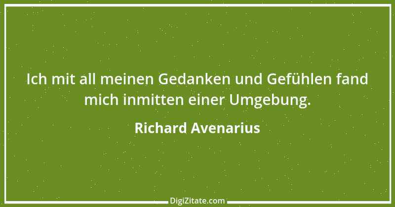 Zitat von Richard Avenarius 1