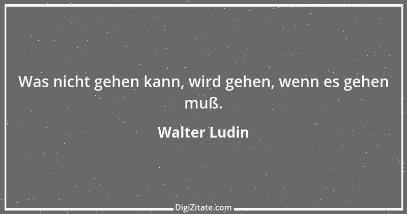 Zitat von Walter Ludin 409