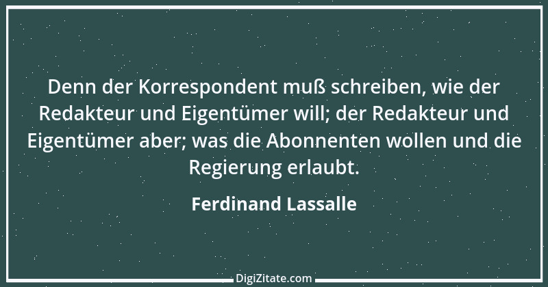 Zitat von Ferdinand Lassalle 23