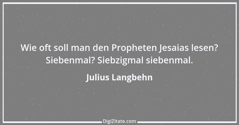 Zitat von Julius Langbehn 19