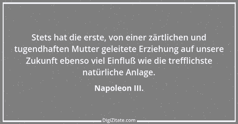 Zitat von Napoleon III. 1