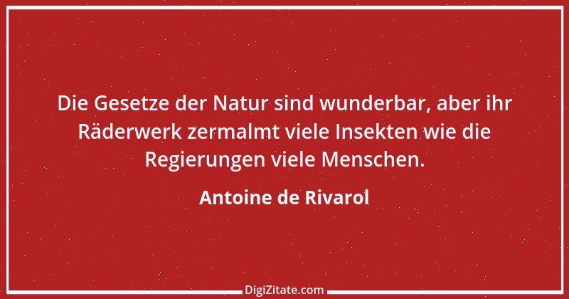 Zitat von Antoine de Rivarol 55