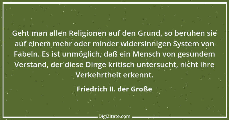 Zitat von Friedrich II. der Große 61