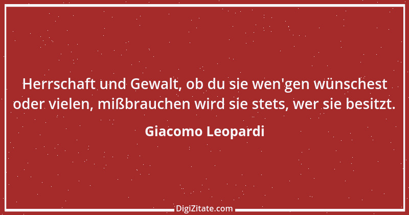 Zitat von Giacomo Leopardi 70