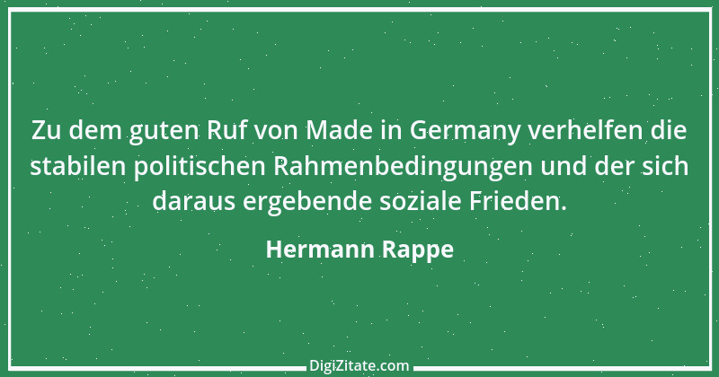 Zitat von Hermann Rappe 1