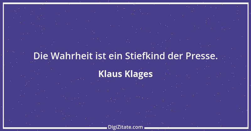 Zitat von Klaus Klages 161