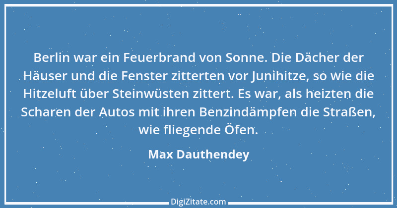 Zitat von Max Dauthendey 18