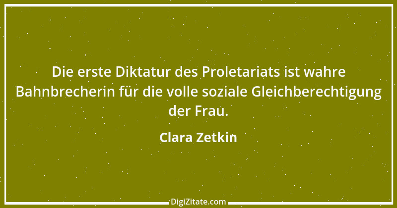 Zitat von Clara Zetkin 2