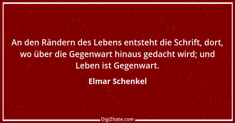 Zitat von Elmar Schenkel 123