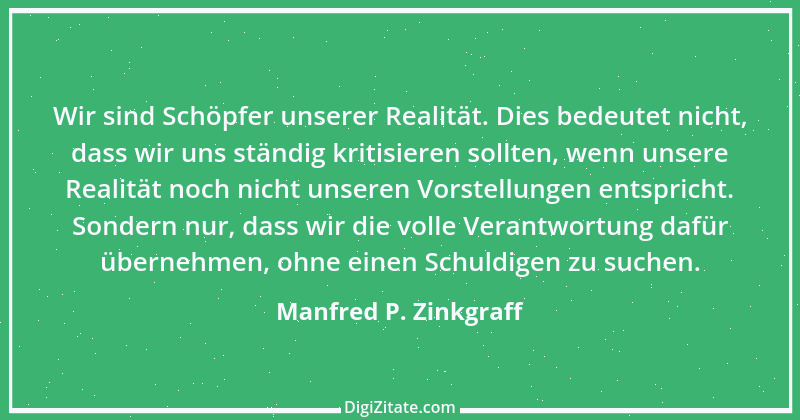 Zitat von Manfred P. Zinkgraff 17