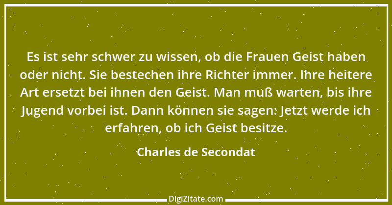 Zitat von Charles de Secondat 106