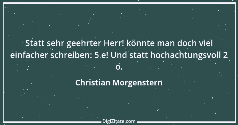 Zitat von Christian Morgenstern 434