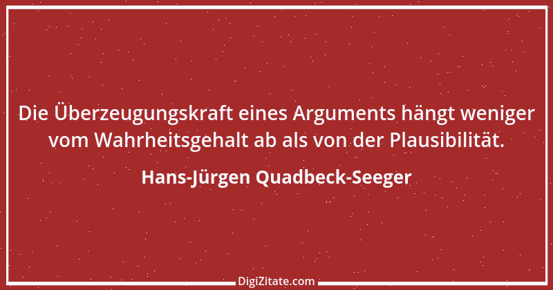 Zitat von Hans-Jürgen Quadbeck-Seeger 539