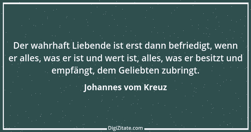 Zitat von Johannes vom Kreuz 35