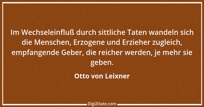 Zitat von Otto von Leixner 210