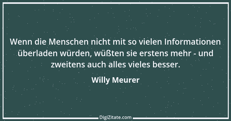 Zitat von Willy Meurer 213