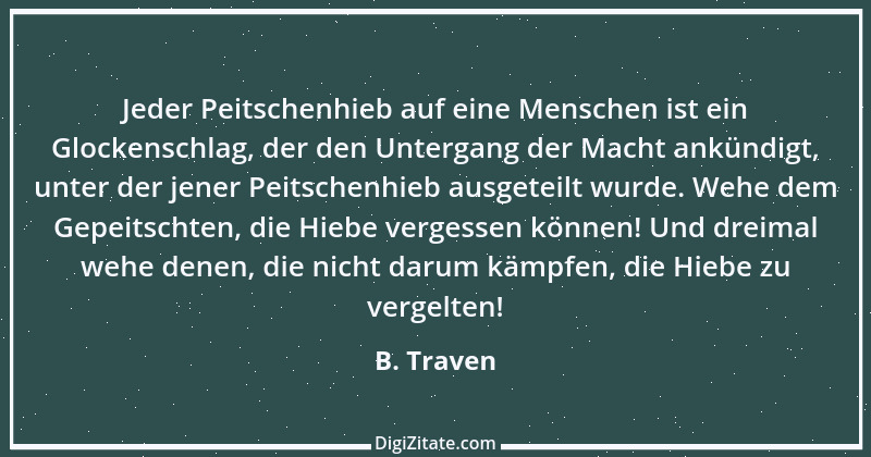 Zitat von B. Traven 10