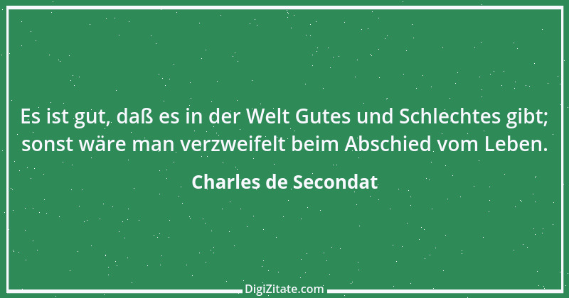 Zitat von Charles de Secondat 108