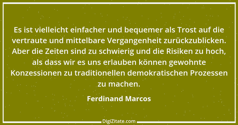 Zitat von Ferdinand Marcos 1