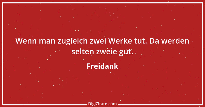 Zitat von Freidank 1