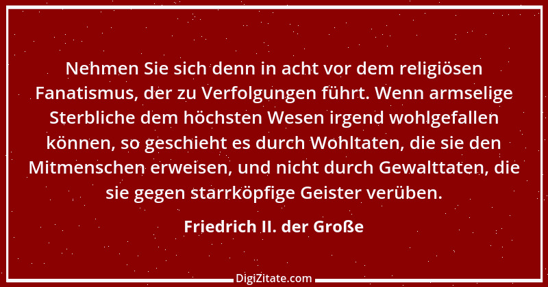 Zitat von Friedrich II. der Große 65