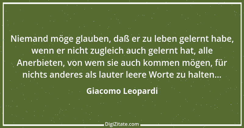 Zitat von Giacomo Leopardi 74