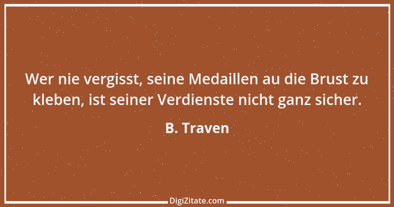 Zitat von B. Traven 11