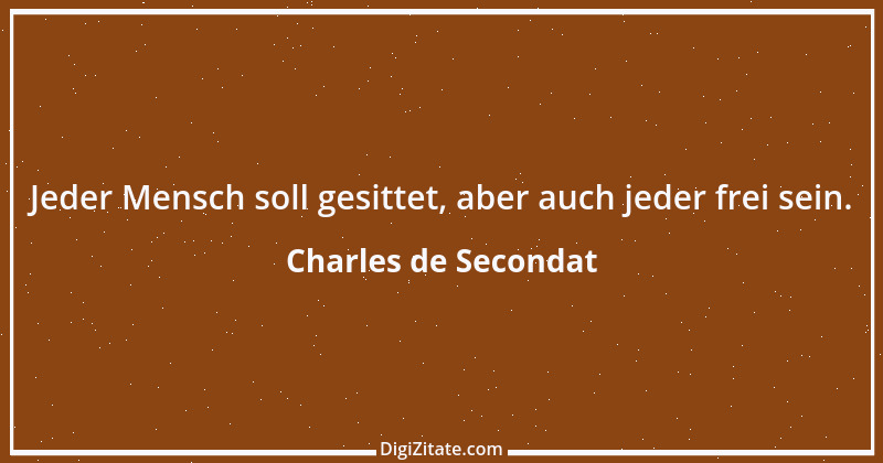 Zitat von Charles de Secondat 109