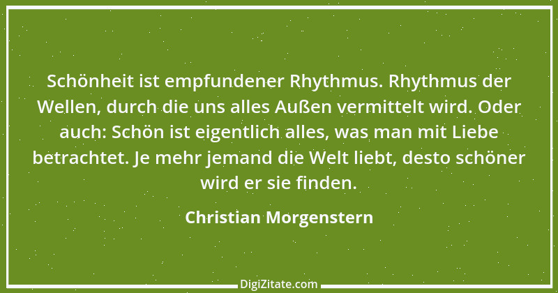 Zitat von Christian Morgenstern 437