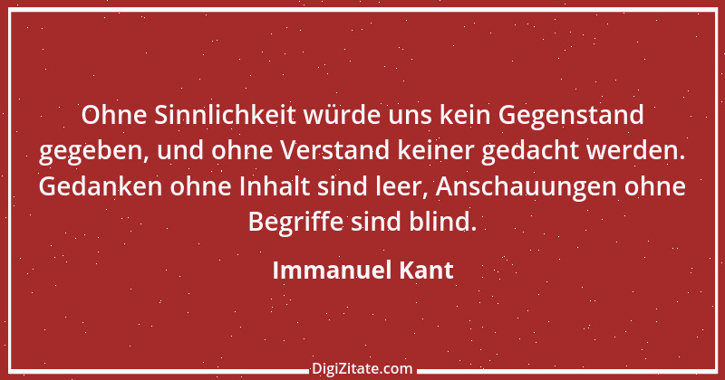 Zitat von Immanuel Kant 405