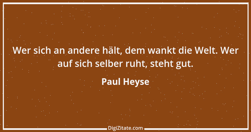 Zitat von Paul Heyse 2